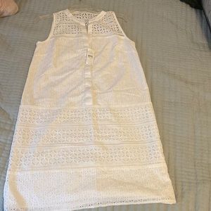 NWT womens size 4 loft white dress